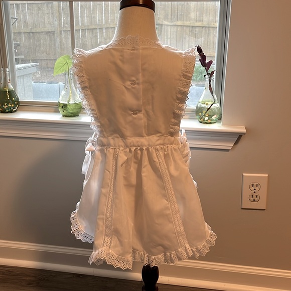 Vintage Hand Painted Girls Apron - Picture 3 of 7